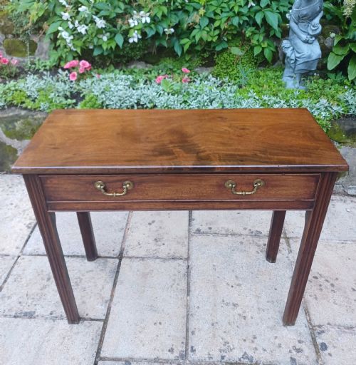 NARROW GEORGIAN HALL TABLE - ADDITIONAL PHOTO 1