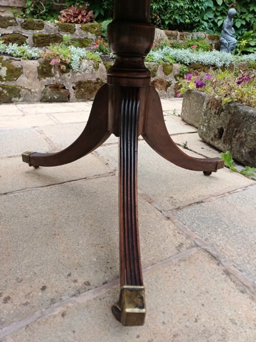MAHOGANY PEDESTAL 8 SEATER DINING TABLE - ADDITIONAL PHOTO 6