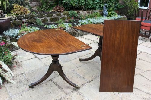 MAHOGANY PEDESTAL 8 SEATER DINING TABLE - ADDITIONAL PHOTO 12