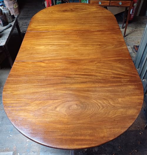 MAHOGANY PEDESTAL 8 SEATER DINING TABLE - ADDITIONAL PHOTO 13