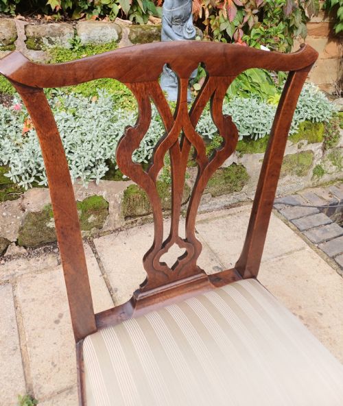 CHIPPENDALE PERIOD 18TH CENTURY MAHOGANY CHAIR GEORGIAN - ADDITIONAL PHOTO 1