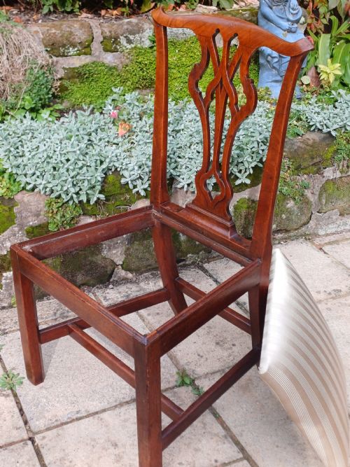 CHIPPENDALE PERIOD 18TH CENTURY MAHOGANY CHAIR GEORGIAN - ADDITIONAL PHOTO 2