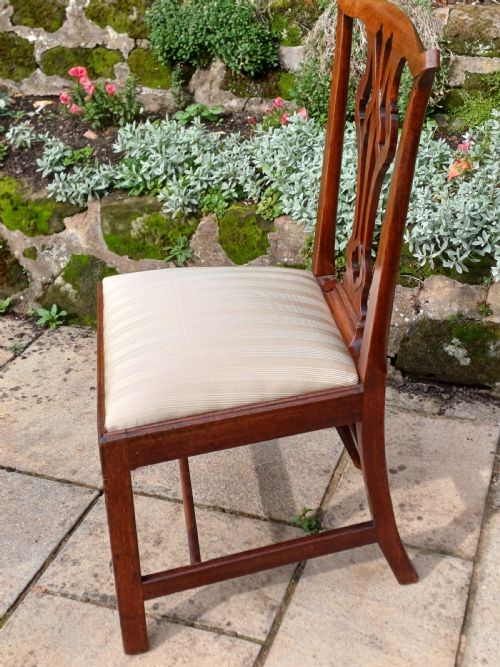 CHIPPENDALE PERIOD 18TH CENTURY MAHOGANY CHAIR GEORGIAN - ADDITIONAL PHOTO 3