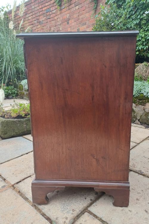 LOVELY SMALL GEORGIAN CHEST OF DRAWERS MAHOGANY 18TH CENTURY - ADDITIONAL PHOTO 4
