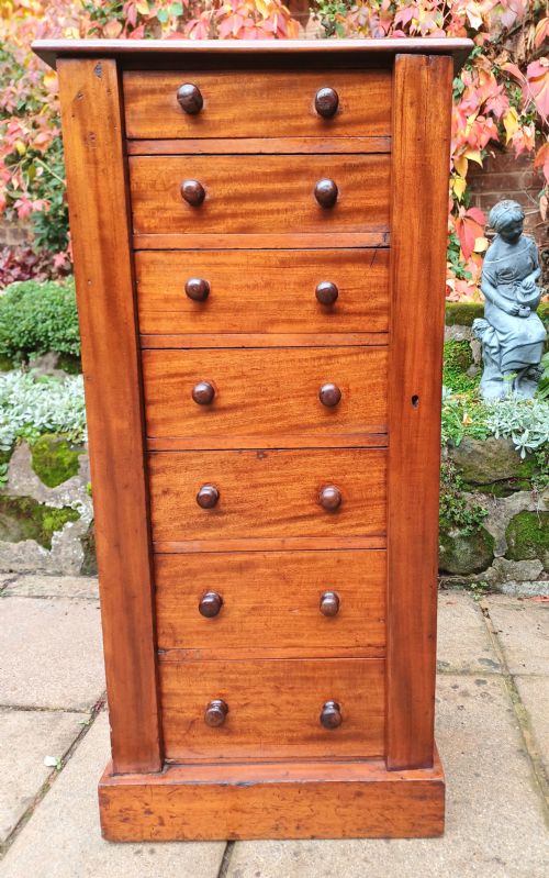 SMALL WELLINGTON CHEST MAHOGANY - ADDITIONAL PHOTO 1