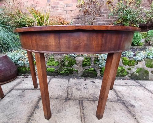 A PAIR OF DEMI LUNE CONSOLE MAHOGANY GEORGIAN - ADDITIONAL PHOTO 7