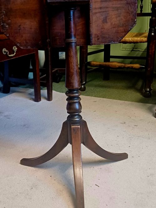 MAHOGANY TRIPOD TABLE - ADDITIONAL PHOTO 1
