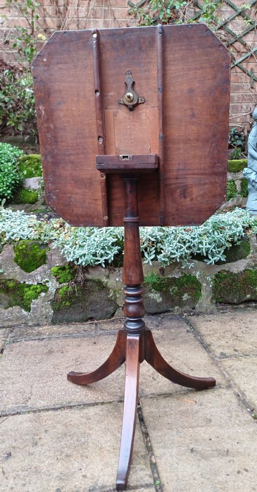 MAHOGANY TRIPOD TABLE - ADDITIONAL PHOTO 2