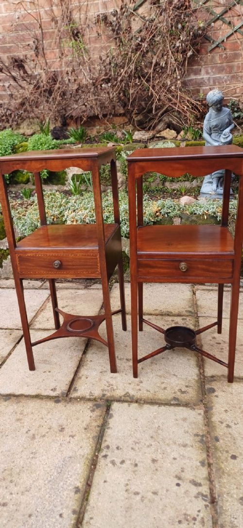 BEDSIDE TABLE MAHOGANY GEORGIAN - ADDITIONAL PHOTO 4