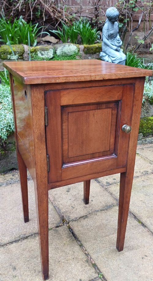 victorian bedside cupboard table mahogany - CATEGORY: ANTIQUE CUPBOARDS - DATED 19TH CENTURY