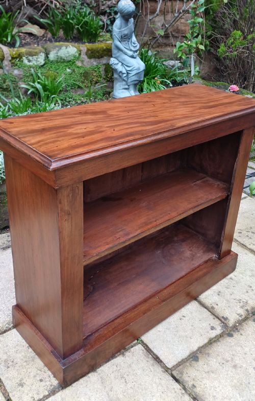 SMALL MAHOGANY BOOKCASE VICTORIAN - ADDITIONAL PHOTO 2
