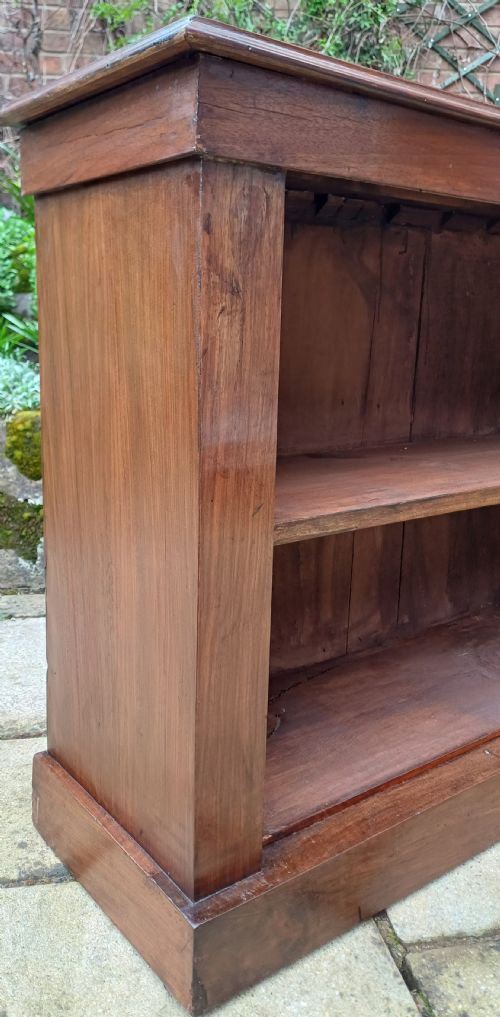 SMALL MAHOGANY BOOKCASE VICTORIAN - ADDITIONAL PHOTO 4