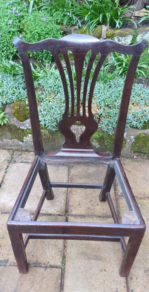 GEORGIAN CHIPPENDALE CHAIR - ADDITIONAL PHOTO 3