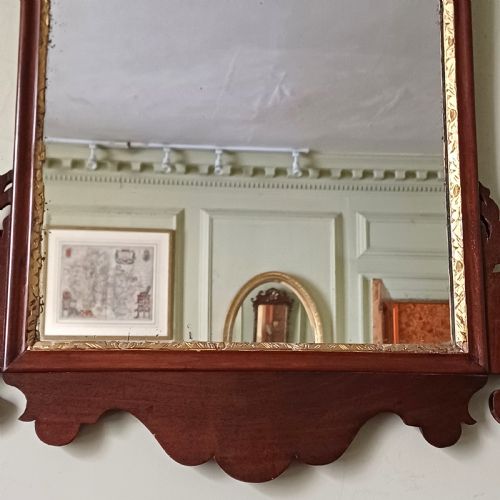 GEORGIAN FRET WORK WALL MIRROR - ADDITIONAL PHOTO 6