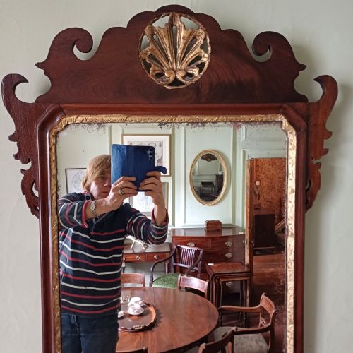 GEORGIAN FRET WORK WALL MIRROR - ADDITIONAL PHOTO 7