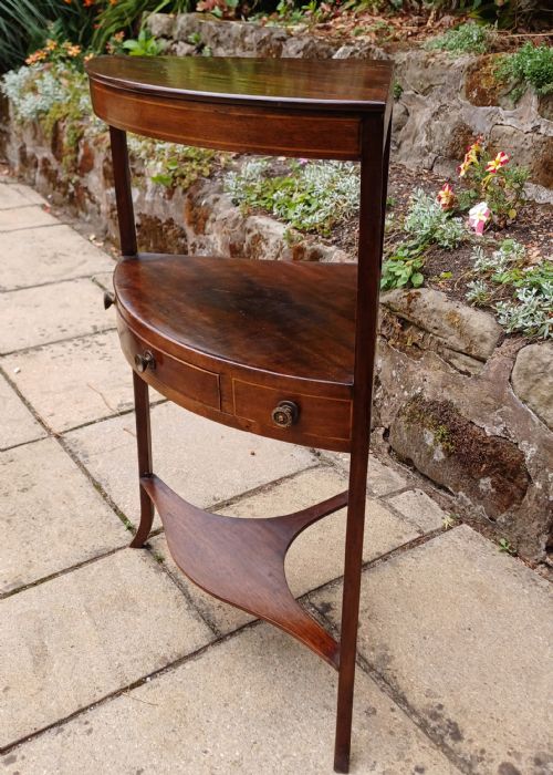 CORNER TABLE MAHOGANY GEORGIAN - ADDITIONAL PHOTO 4