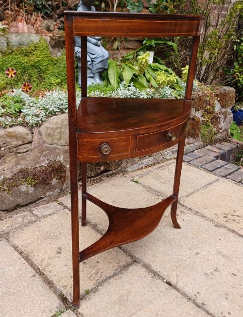 CORNER TABLE MAHOGANY GEORGIAN - ADDITIONAL PHOTO 5