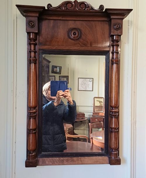REGENCY MAHOGANY PIER MIRROR SUPER QUALITY - ADDITIONAL PHOTO 6