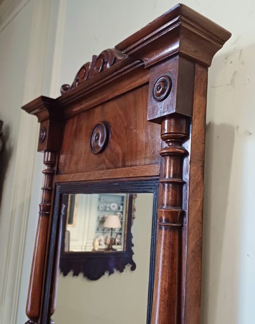 REGENCY MAHOGANY PIER MIRROR SUPER QUALITY - ADDITIONAL PHOTO 7