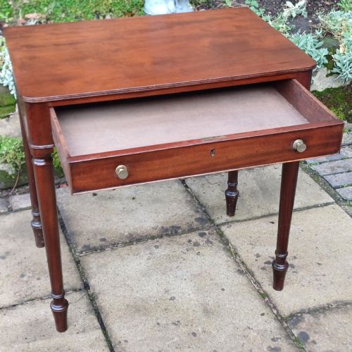 ELEGANT SMALL GEORGIAN SIDE TABLE MAHOGANY - ADDITIONAL PHOTO 6