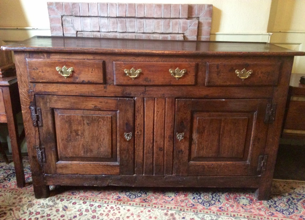 Georgian oak dresser base