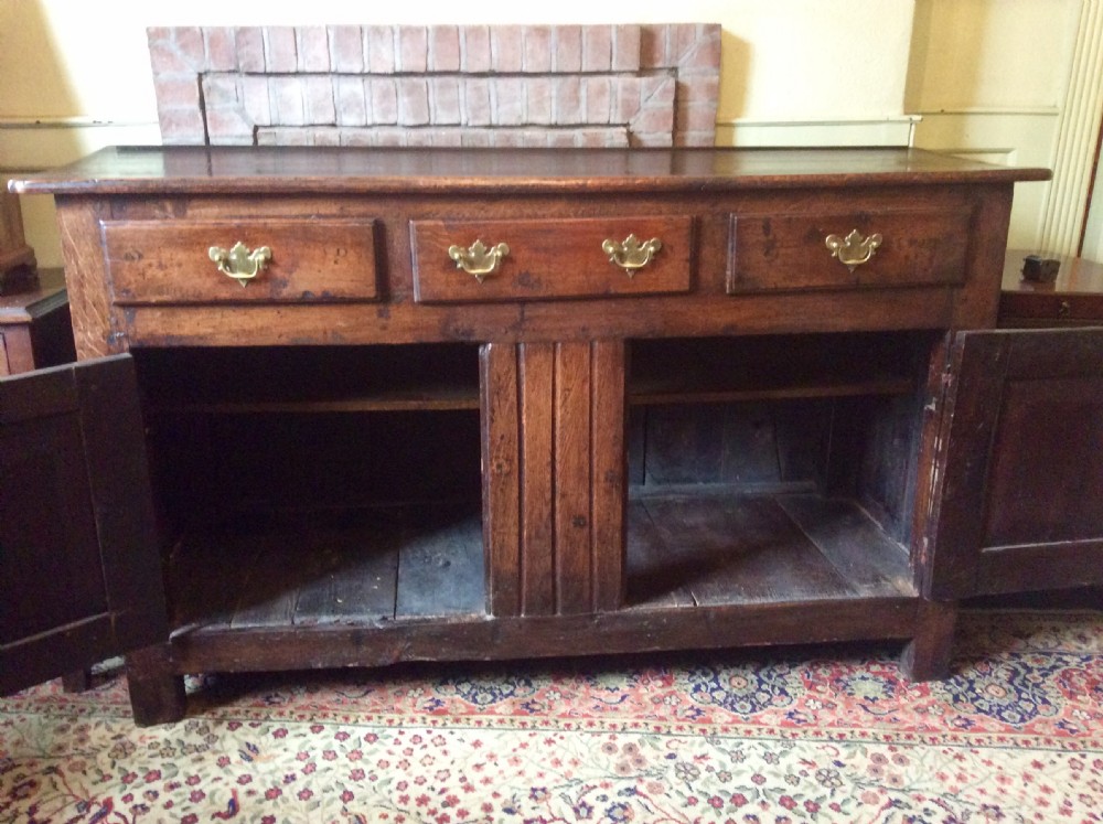 Georgian oak dresser base View III
