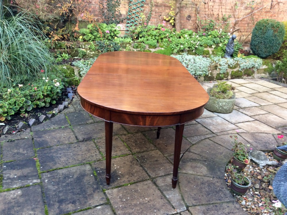 A large Georgian mahogany dining table View III