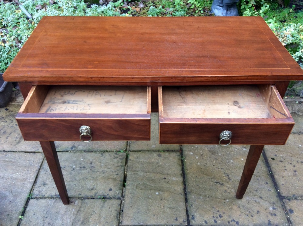 Georgian mahogany side table View II