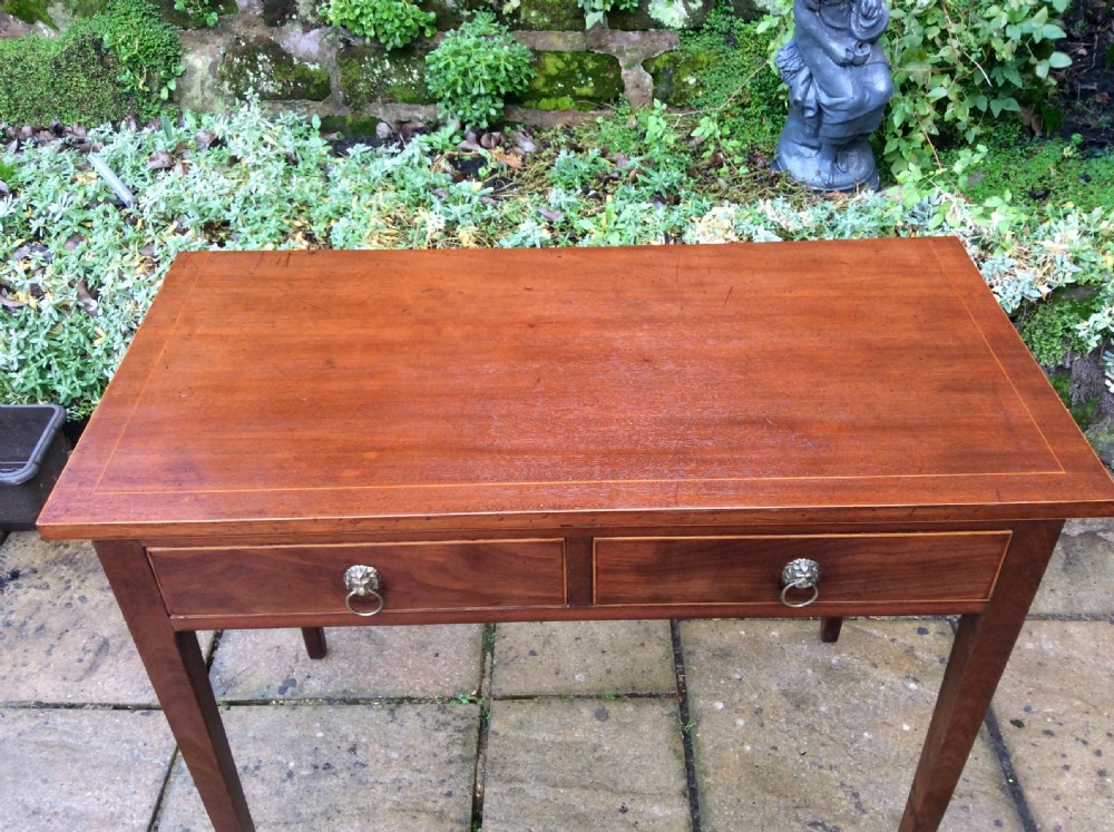 Georgian mahogany side table View III