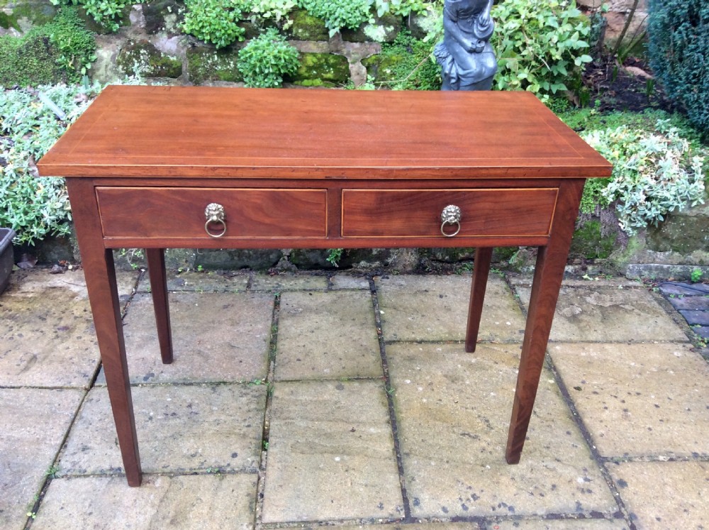 Georgian mahogany side table View IV