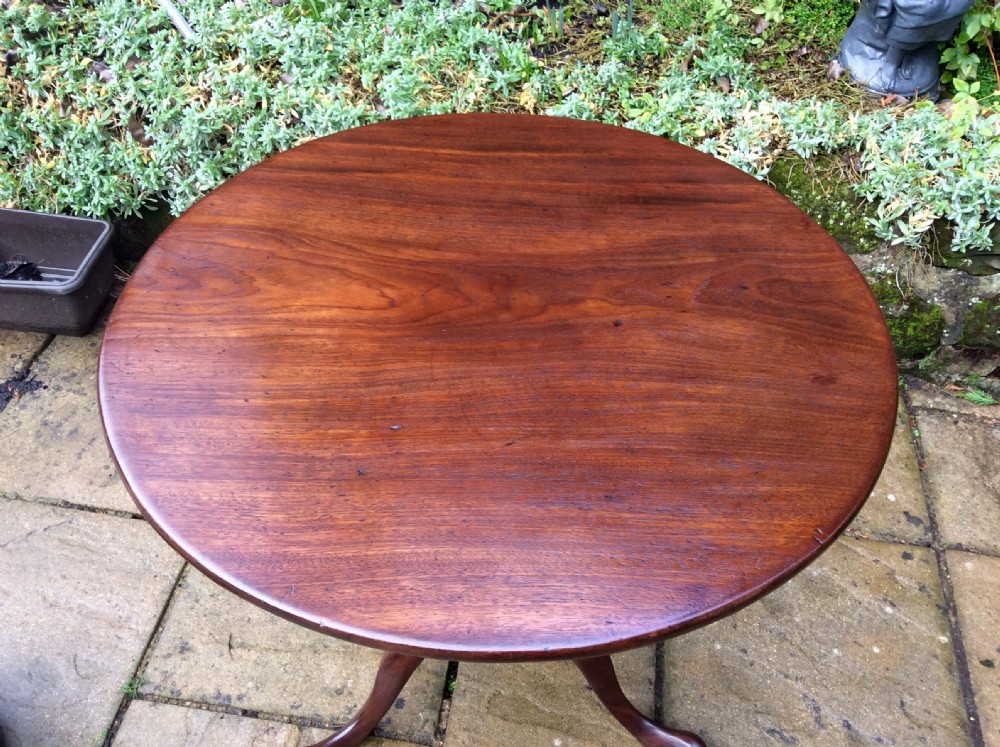 Superb Georgian tripod table View XI