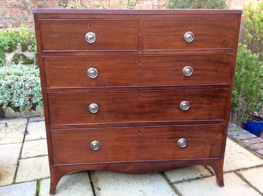 Regency Mahogany chest of drawers View II
