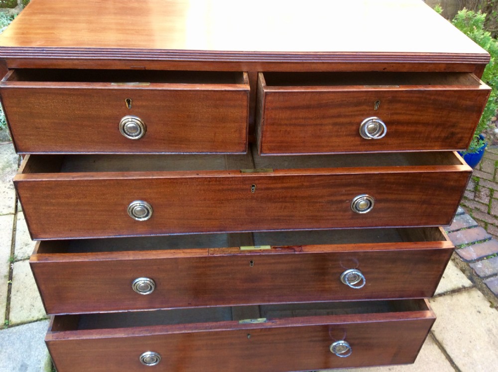 Regency Mahogany chest of drawers View IV