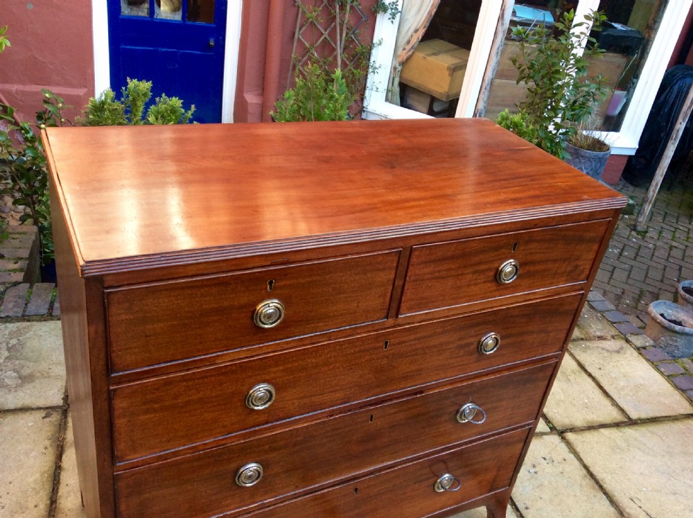 Regency Mahogany chest of drawers View V