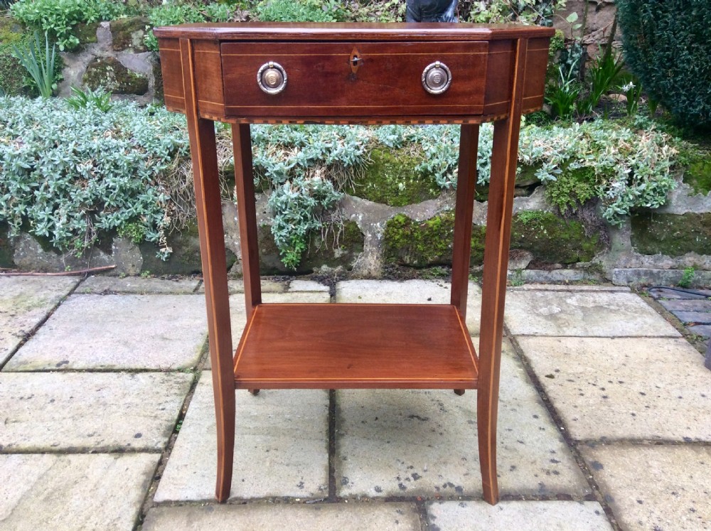 Small inlaid lamp, occasional table View III