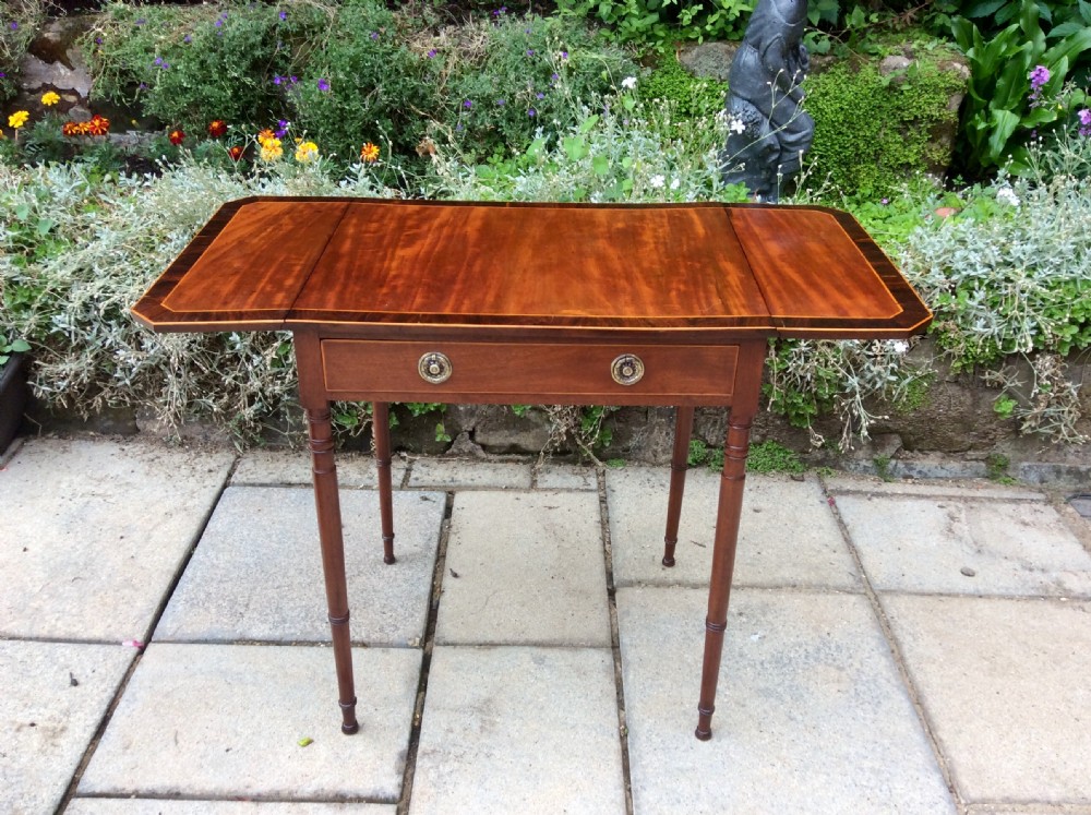 Small regency side sofa table View II