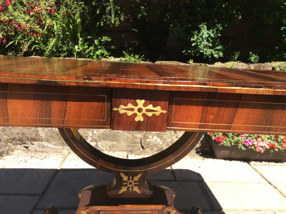 Regency rosewood sofa table View V