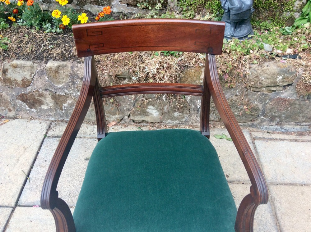 Regency mahogany desk or carver chair View IV
