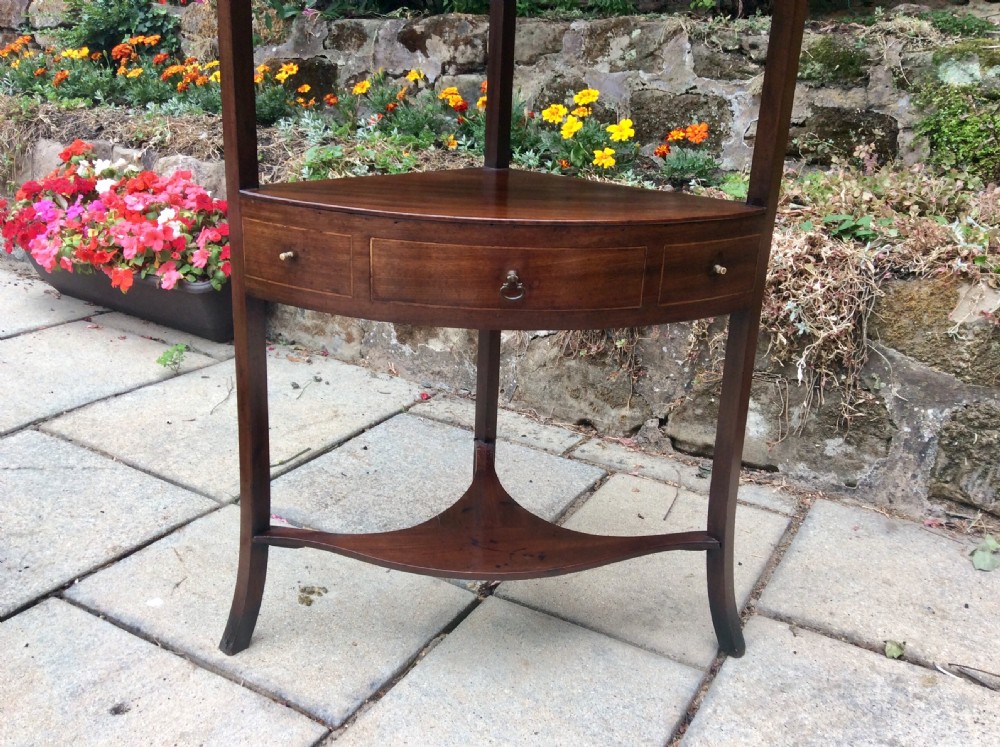 Georgian corner washstand  View III