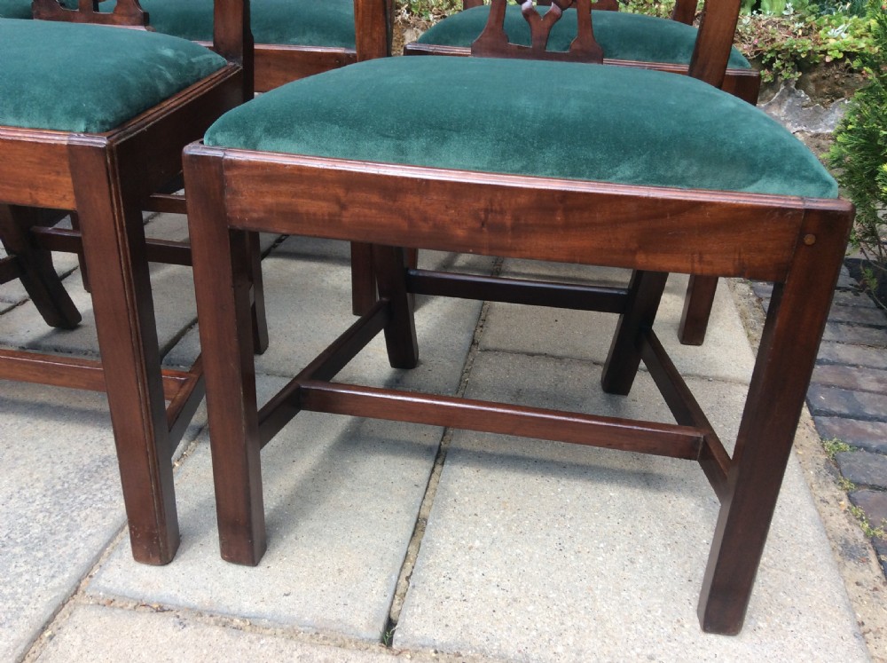 A set of six Georgian chairs View II
