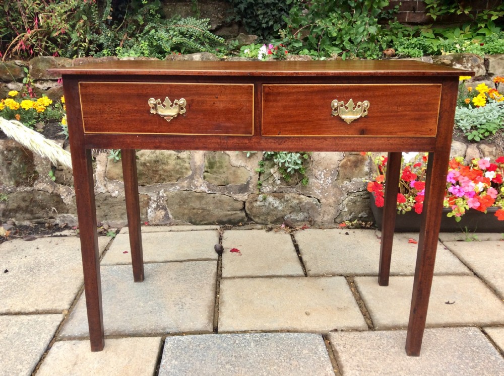 Georgian mahogany side table View II