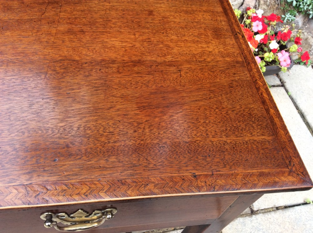 Georgian mahogany side table View XI