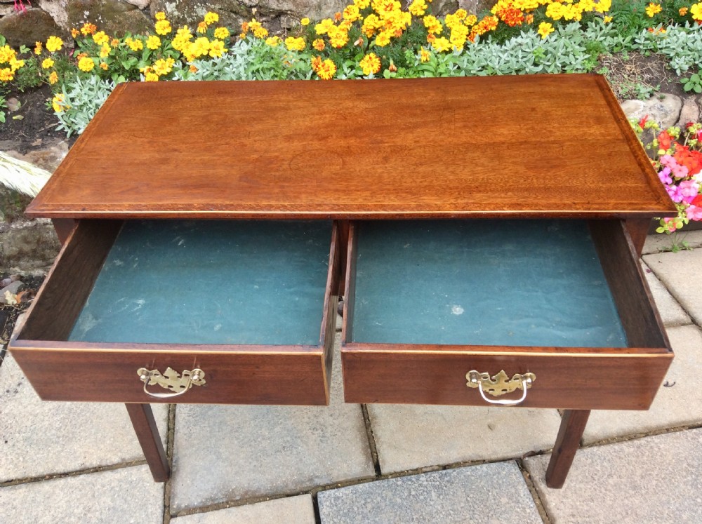Georgian mahogany side table View XIV
