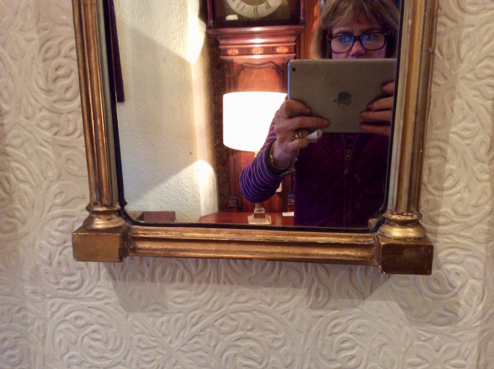 A pretty little  Regency giltwood pier mirror View III