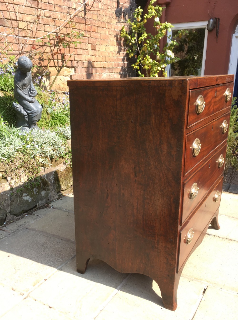 Small Mahogany Georgian chest of drawers View III