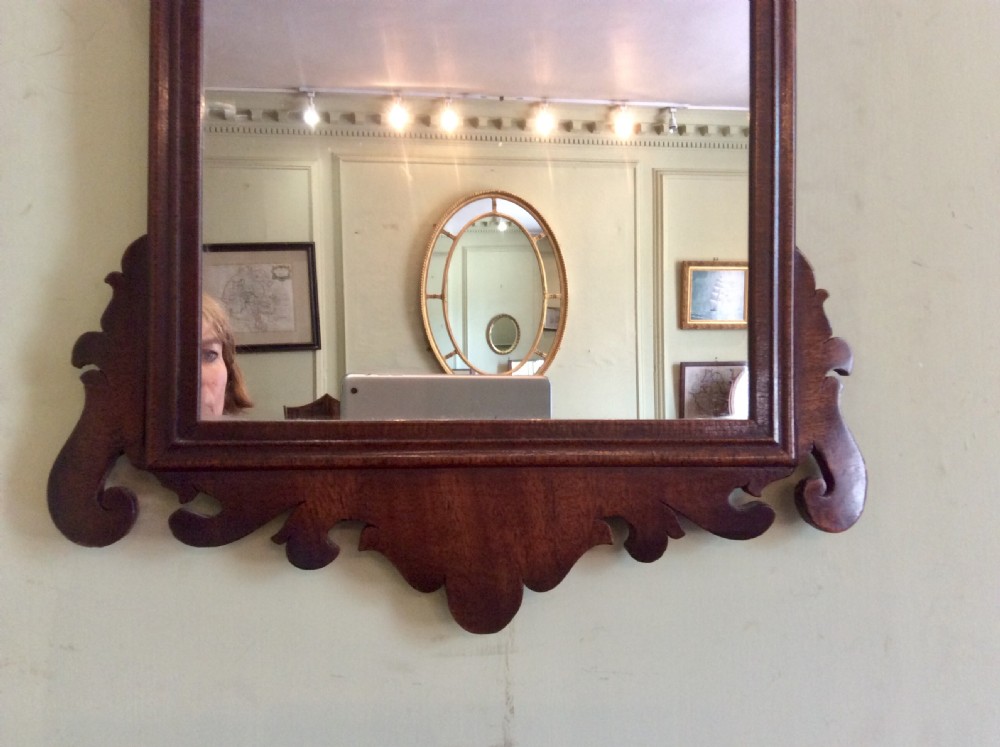 Georgian Chippendale period fret mirror View III