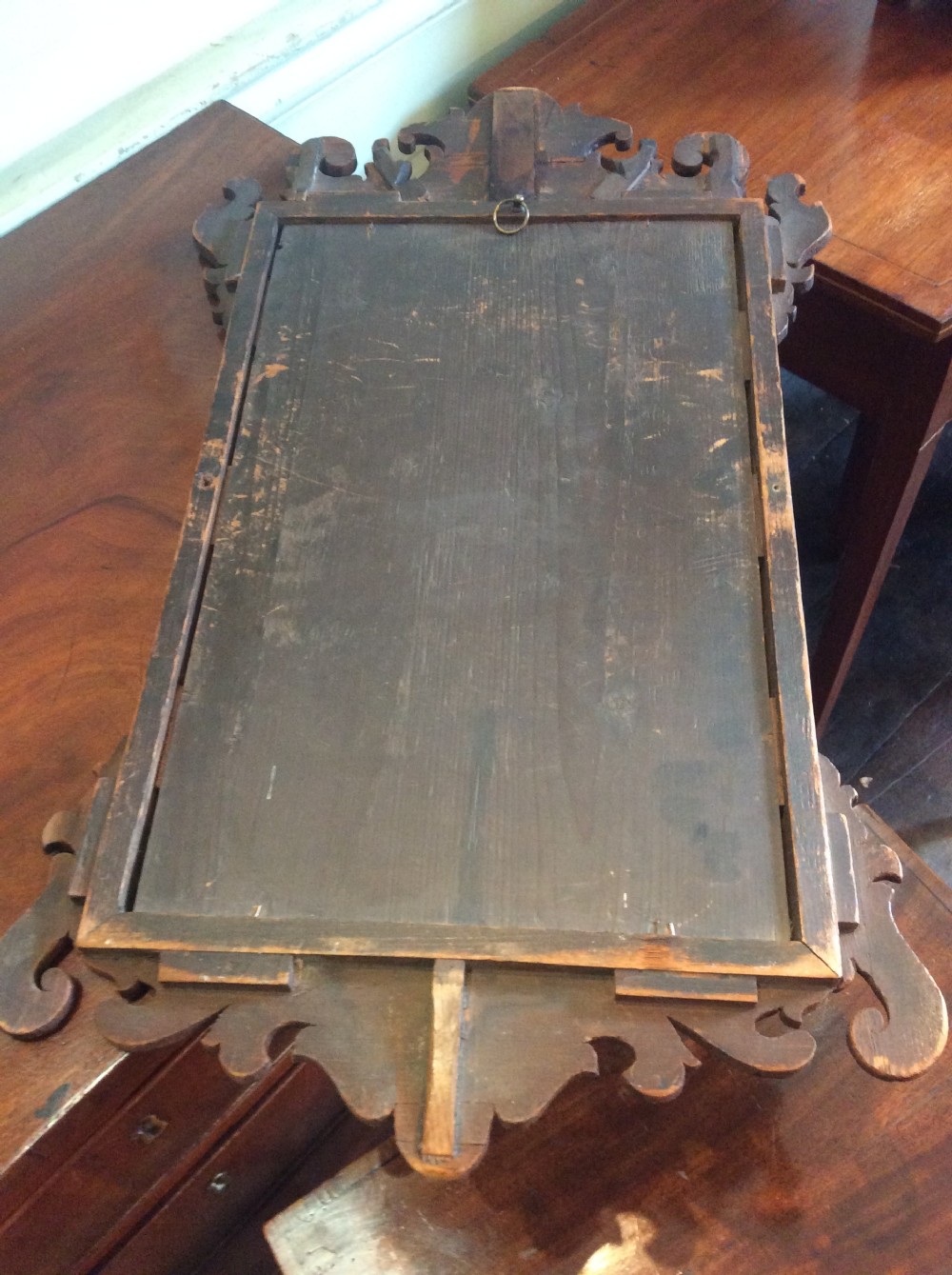 Georgian Chippendale period fret mirror View IV