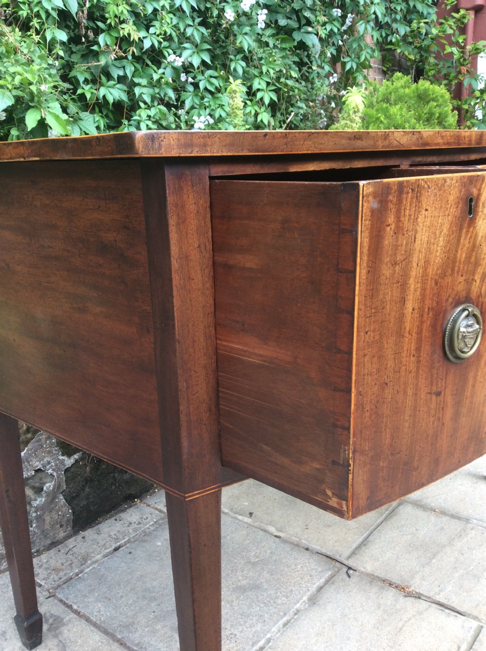 Super small Georgian bow front sideboard  View IV