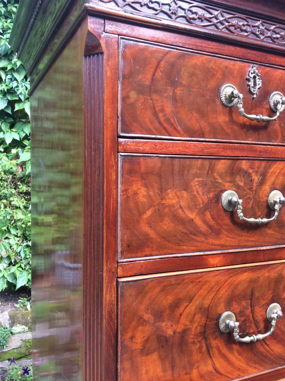 Georgian tallboy or chest on chest View V