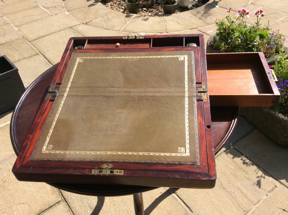 VIctorian brass bound writing slope View V